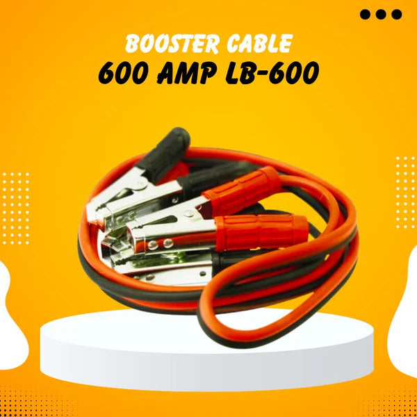 Maximus Booster Cable 500/600 AMP - Emergency Battery Booster Jump Starter
