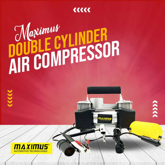 Maximus Double Cylinder Professional Air Compressor - Tire Inflators - Without Bag