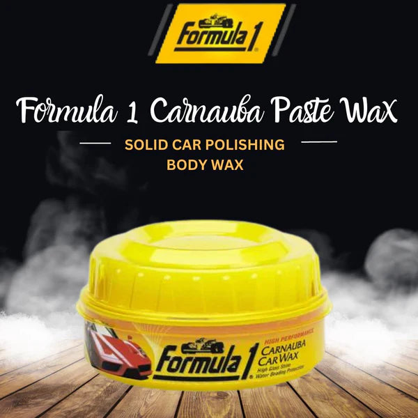 Formula 1 Carnauba Paste Wax 230g - Solid Car Polishing Body Wax